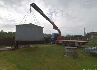 Strėlė 23 m, kėlimo galia iki 20500 kg