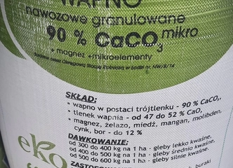 Granuliuotos kalkės didelėmis partijomis