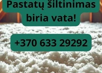 Kokybiškas šiltinimas už prieinamą kainą!