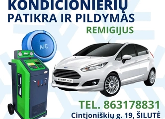 Kondicionierių remontas ir pildymas Šilutėje