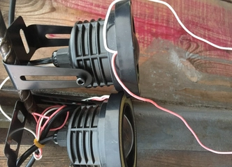 LED žibintai auto, moto, keturračiams – 70mm