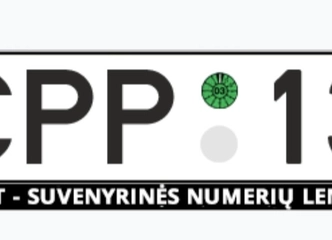 Valstybiniai numeriai su vėliava – Kaunas, Vilnius, Klaipėda