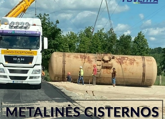Peržiūrėti skelbimą - Traukinio cisterna 73m3 talpa /Metalinės 