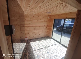 Modulinė pirtis 5x3 m² - komfortas Jūsų kieme!