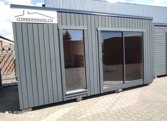 Peržiūrėti skelbimą - Modulinė pirtis 5x3 m²