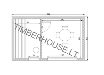 Modulinė pirtis 5x3m – ideali vieta atsipalaiduoti ir mėgautis