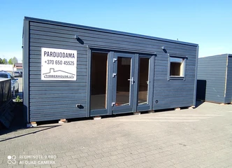 Modulinis namelis su pirtimi - idealus poilsio sprendimas!