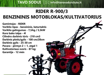 Motoblokai su garantija ir priedais – pasirink!