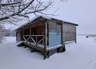 Karavanas su terasomis - cozy ir šiltas namas žiemai!