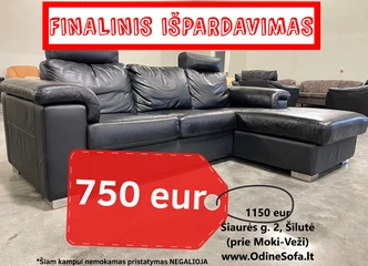 Natūralios odos baldai – puikūs interjerui ir patogumui!