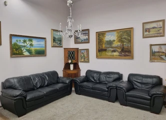 Natūrali oda pasitelkite eleganciją namams
