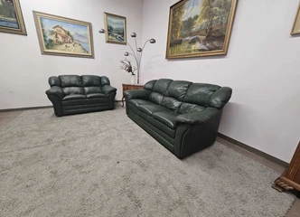 Kompaktiškas 3+2 odinis komplektas – Tik 499€!