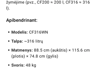 Beko šaldiklis – naujas, būklė garantuota, galimas derėjimasis