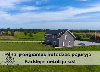 BALTIJOS JŪROS kotedžas - nauja statyba, modernus ir ekonomiškas