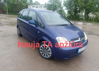 Opel Meriva 1.4 benzinas, nauja techninė, prižiūrėta nuo 2016 m.||Nauji amortizatoriai ir stabdžių dalys Opel Meriva, tvarkingas ir patikimas hečbekas||Lietuvos merino Opel Meriva su nauja technine ir naujais stabdžių diskais, važiuoja be priekaištų||Parduodama Opel Meriva 1.4 benzinas, prižiūrėta, nauja techninė, patikimas pasirinkimas||Hečbekas Opel Meriva su nauja technine ir naujais amortizatoriais, geros būklės, patogus važiavimas