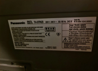 Puikiai veikiantis Panasonic TH-37PA20 – paprastumas ir kokybė!