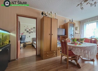 nedidelis, bet erdvus 3 kambarių butas su centrinio šildymo sistemos