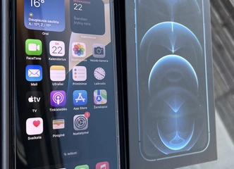 Patikimas Iphone 12 Pro 128gb su dėklu ir stiklo apsauga