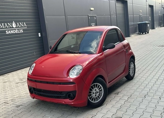 Microcar Due 2014m. tvarkingas, naujas dažymas, naujas starteris