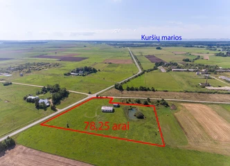 PARDUODAMAS ERDVUS NAMAS SU 78.25 ARŲ SKLYPU ŠILUTĖJE