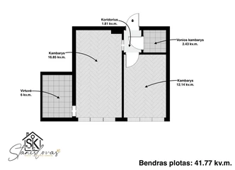2 kambarių butas su šilumos siurbliu, komfortas visais metų laikais!