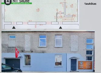 Patalpos Šilutėje – 171.57 kv.m. su 10 arų sklypu ir geru privažiavimu