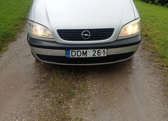 Universalas Opel Zafira dyzelis 2002m, gerai kuriasi, važiuoja, techninė iki 2026m