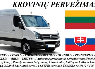 Patikimas krovinių pervežimas į/iš Slovakijos