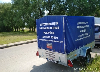 Priekabos su atspariais dugnais ir tentu