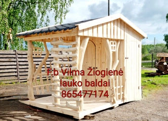 Pavėsinių baldų gamyba pagal užsakymą!