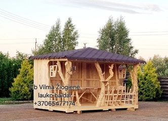 Pavėsinių ir sūpynių gaminimas – puikus sodo papildymas!