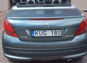 Tvarkingas ir ekonomiškas Peugeot 207cc kabrioletas