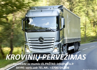 Pilni/daliniai krovinių pervežimai – greitai ir saugiai