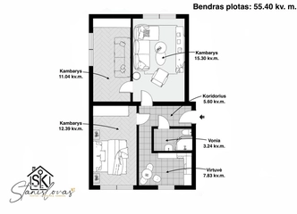 PATOGUS BUTAS MIETO CENTRE, JŪSŲ LAUKIA!