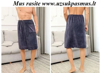 Peržiūrėti skelbimą -  Pirties-saunos rankšluostis su kišene
