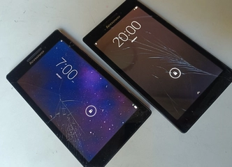 Planšetės su skiltais ekranais – tik 40€!
