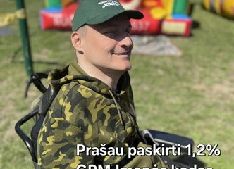 Priskirk 1,2% GPM ir padėk man gydytis