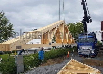 Peržiūrėti skelbimą - Stogo konstrukcijų (santvarų) gamyba ir montavimas