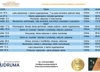 Prisijunkite prie nuotolinių mokymų apie psichologinį klimatą!
