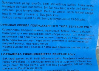 Puscukiniai runkeliai Zentaur: skoniui ir derliui