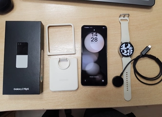 Samsung Galaxy Flip5 ir Galaxy Watch 6 – aukščiausios kokybės komplektas