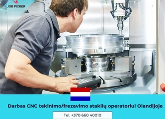 Peržiūrėti skelbimą - CNC tekinimo / frezavimo staklių operatorius