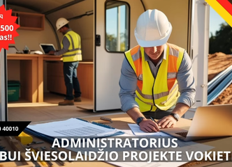 Statybvietės administratorius Vokietijoje: sklandus projektų valdymas