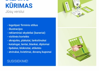 Unikalūs logotipai ir reklaminiai baneriai