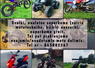 Superkame mototechniką – pigiau nei kitur!
