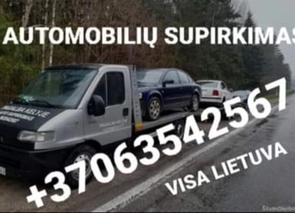 Supirkime Jūsų automobilį už geriausią kainą!