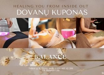 Dovanok sveikatą ir gerą savijautą su „Balance lab“