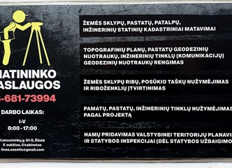 Profesionalūs kadastriniai matavimai ir planai
