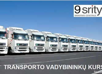 Transporto vadybininko kursai Vilniuje ir Klaipėdoje