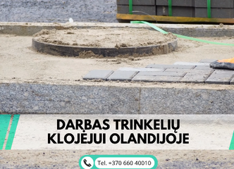 Peržiūrėti skelbimą - Trinkelių klojėjas
